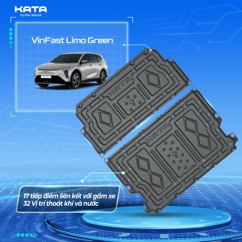 Giáp Bảo Vệ Pin Xe Vinfast Limo Green KATA