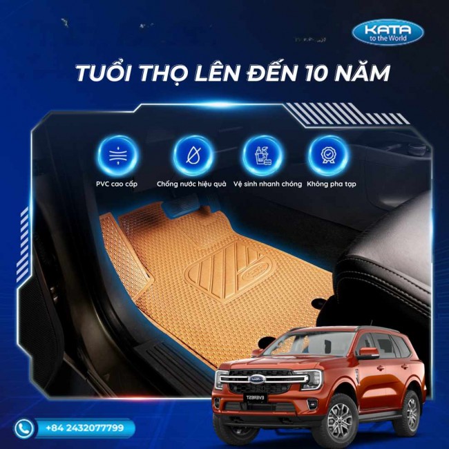 Thảm Lót Sàn Ô Tô Ford Everest Ambiente 2.0 AT 4x2 2024