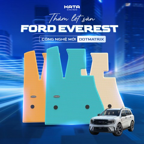 Thảm Lót Sàn Xe Ford Everest 2015-2026