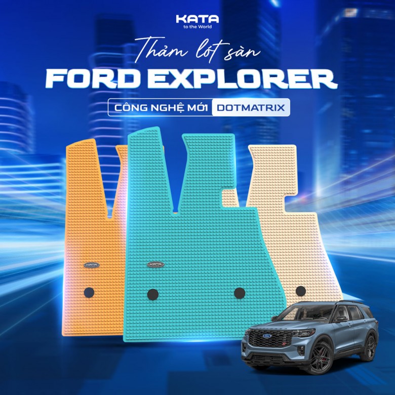 Thảm lót sàn xe ô tô Ford Explorer 2020-2025