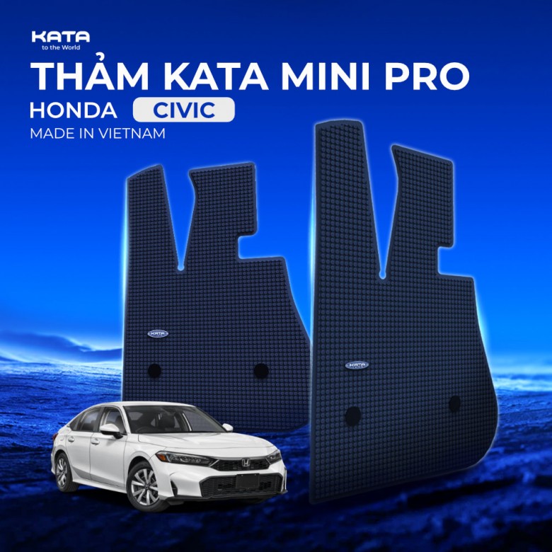 Thảm Lót Sàn Ô Tô KATA Dành Cho Xe Honda Civic 2022-2026
