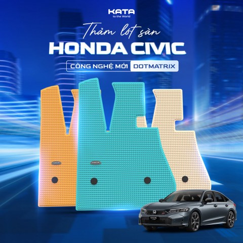 Thảm Lót Sàn Ô Tô Honda Civic 2022-2026