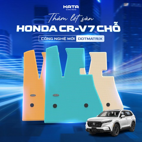 Thảm Lót Sàn Ô tô Honda CR-V 7 chỗ 2018-2026