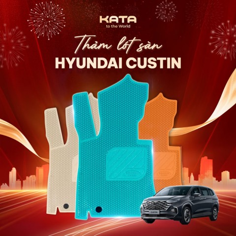 Thảm Lót Sàn Xe Hyundai Custin Đời Mới
