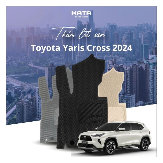 Thảm Lót Sàn Ô Tô Toyota Yaris Cross 2024