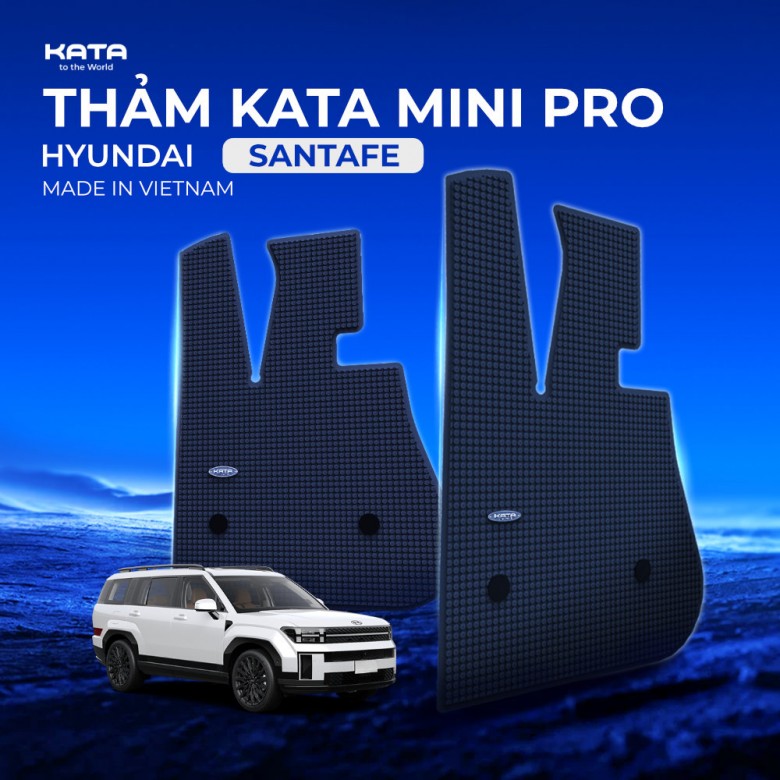 Thảm Lót Sàn Ô Tô KATA Cho Xe Hyundai Santafe 2021-2026