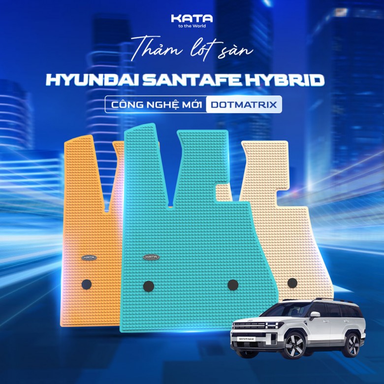 Thảm Lót Sàn Hyundai SantaFe Hybrid