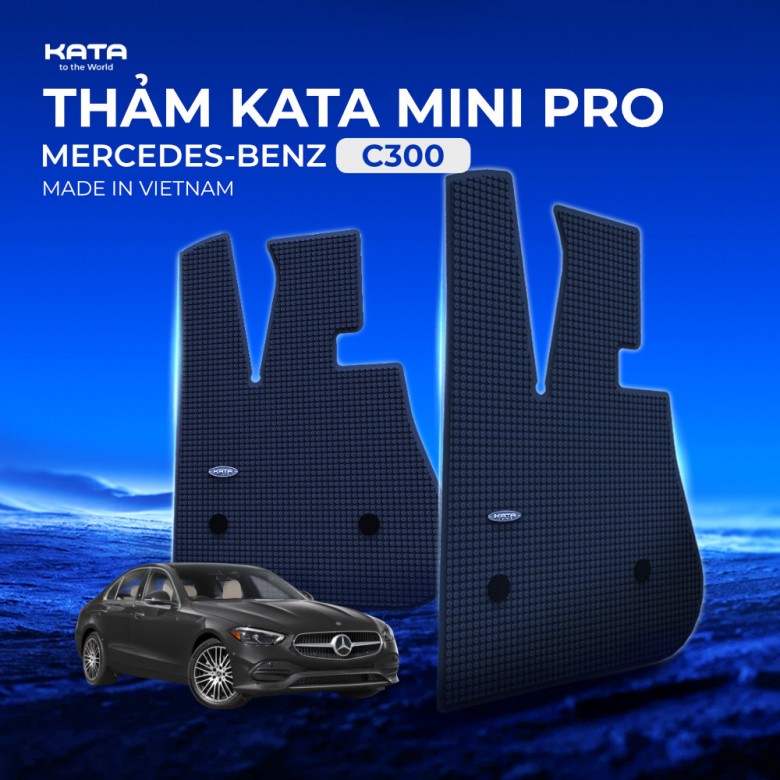 Thảm lót sàn ô tô KATA dành cho xe Mercedes C300 AMG