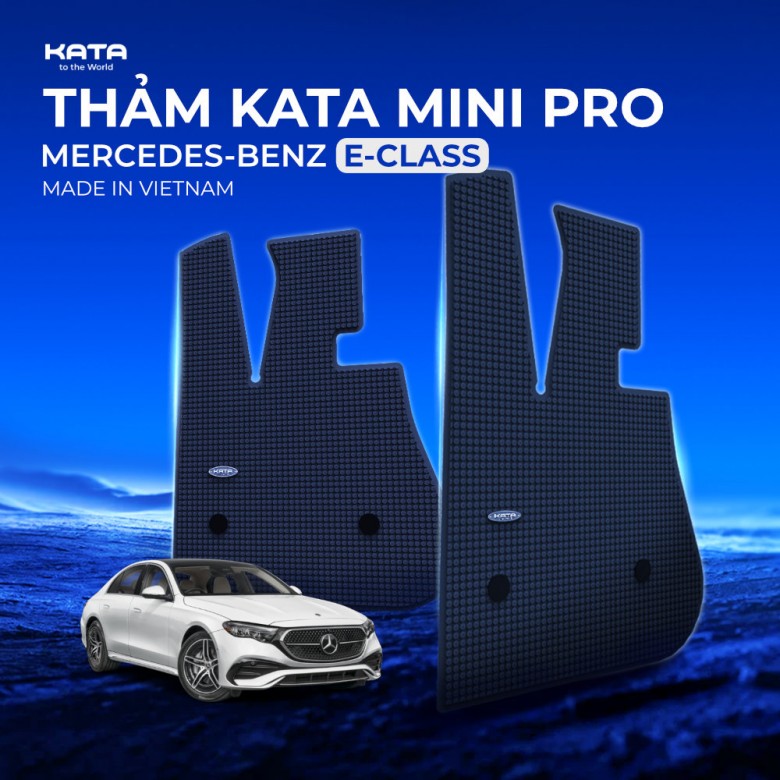 Thảm lót sàn ô tô KATA dành cho xe Mercedes E-Class 2026
