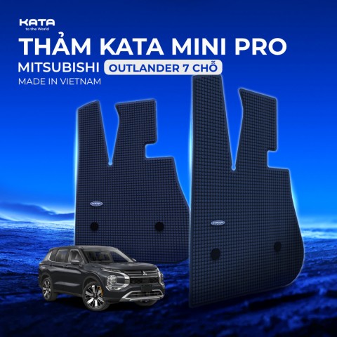 Thảm Lót Sàn Ô Tô KATA Cho Xe Mitsubishi Outlander 7 Chỗ