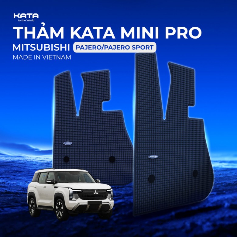 Thảm Lót Sàn Ô Tô KATA Cho Xe Mitsubishi Pajero/Pajero Sport
