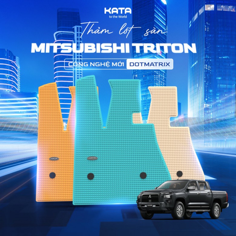 Thảm Lót Sàn Ô Tô Mitsubishi Triton 2020-2025