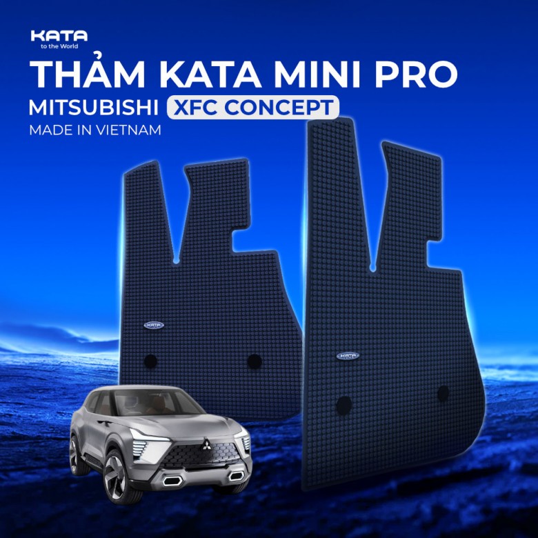 Thảm Lót Sàn Ô tô KATA Dành Cho Xe Mitsubishi XFC ConCept
