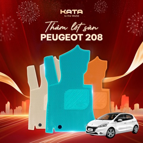 Thảm lót sàn ô tô Peugeot 208