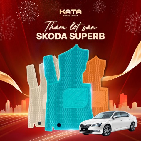 Thảm Lót Sàn Ô Tô Skoda Superb
