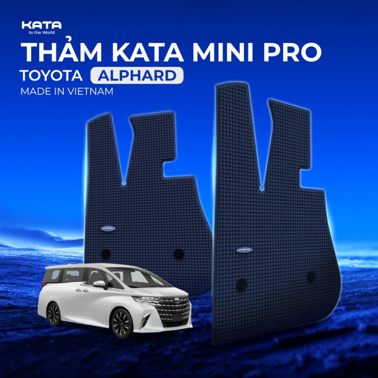 Thảm Lót Sàn Ô Tô KATA Dành Cho Xe Toyota Alphard