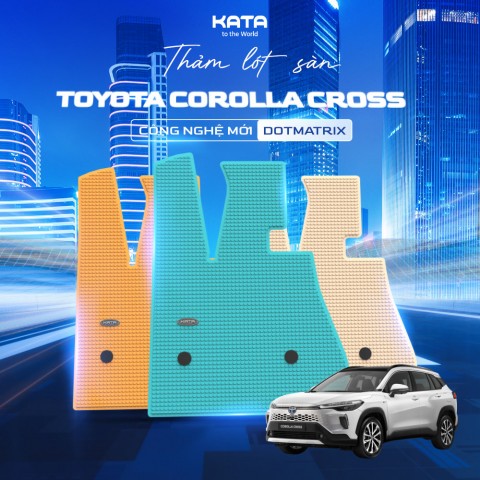 Thảm Lót Sàn Xe Ô Tô Toyota Corolla Cross 2020–2026