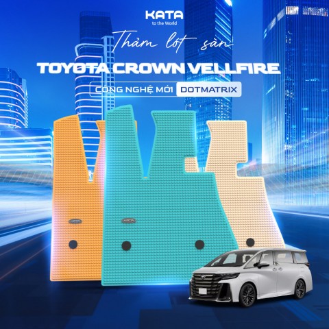 Thảm sàn Toyota Crown Vellfire 2024