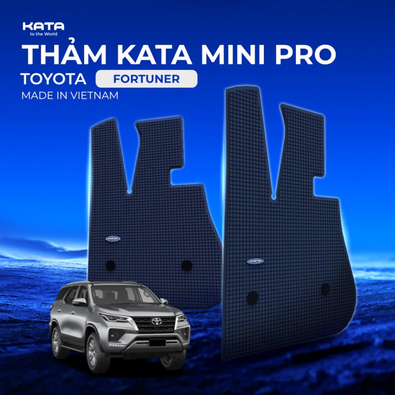 Thảm Lót Sàn Ô Tô KATA Cho Xe Toyota Fortuner 2017-2026