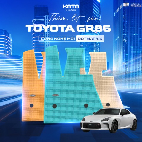 Thảm Lót Sàn Ô Tô Toyota GR86 100% PVC Cao Cấp