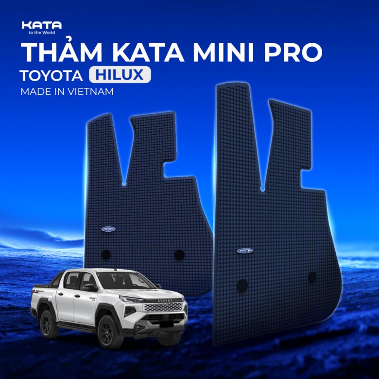 Thảm Lót Sàn Ô Tô KATA Dùng Cho Xe Toyota Hilux