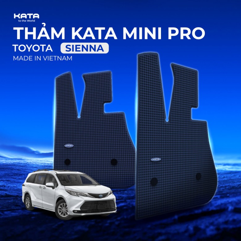 Thảm Lót Sàn Ô Tô KATA Dùng Cho Xe Toyota Sienna