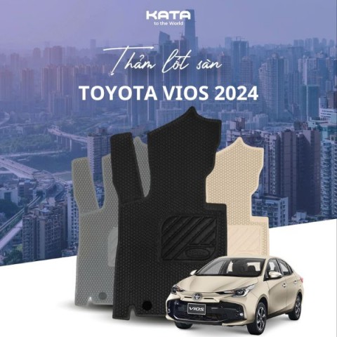 Thảm Lót Sàn Ô Tô Toyota Vios 2024