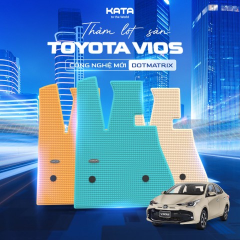 Thảm Lót Sàn Xe Ô Tô Toyota Vios 2017-2025