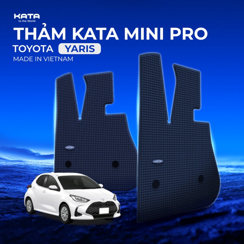 Thảm Lót Sàn Ô Tô KATA Dành Cho Xe Toyota Yaris Hatchback