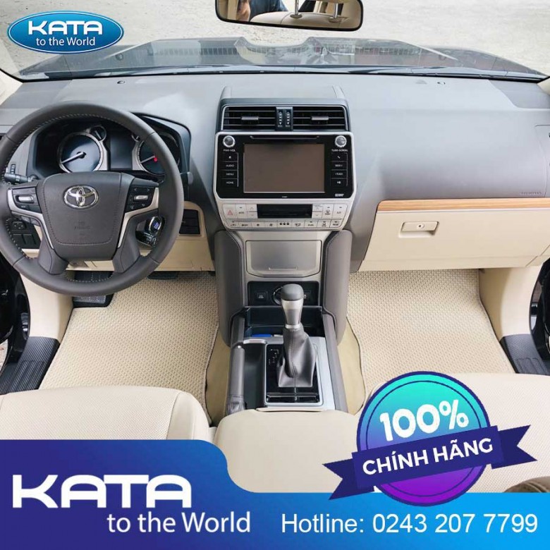 Thảm Lót Sàn Xe Ô Tô KATA Dùng Cho Xe Toyota Cruiser Prado