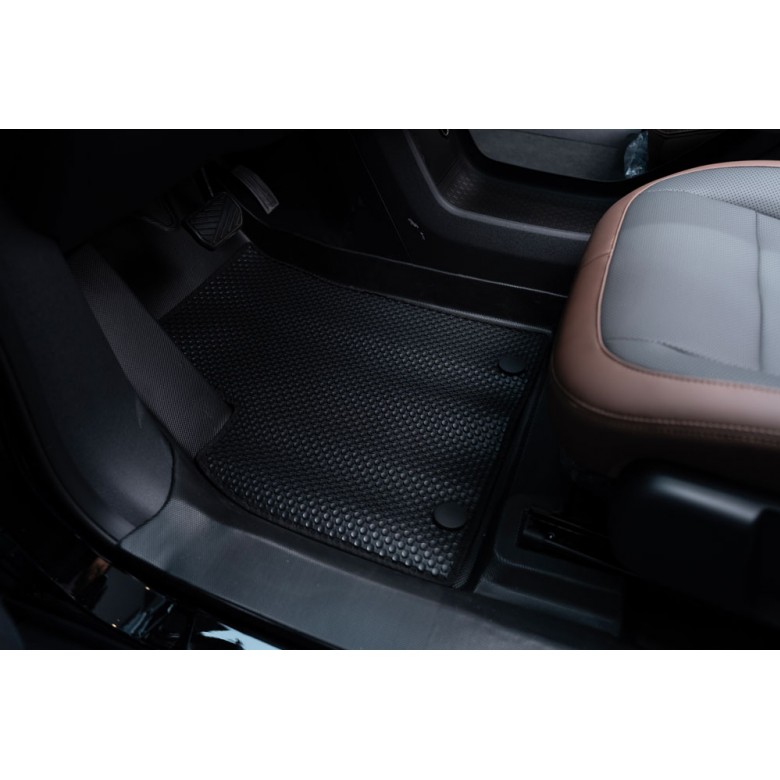 Thảm Lót Sàn Xe Limo Green TPE Tràn Viền & PVC Vân Dotmatrix 