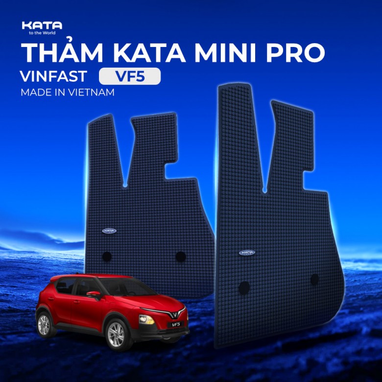 Thảm Lót Sàn Ô Tô KATA Dùng Cho Xe VinFast VF5 Cao Cấp