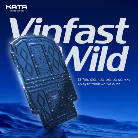 Giáp Bảo Vệ Pin VinFast Wild KATA | Sơn Tĩnh Điện Chống Gỉ