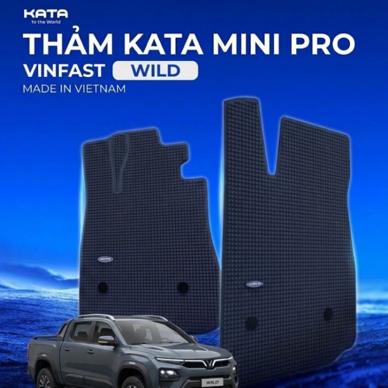 Thảm Lót Sàn Xe Vinfast Wild KATA Chính Hãng Cao Cấp, Giá Tốt