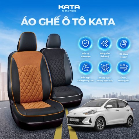 Áo ghế ô tô i10 