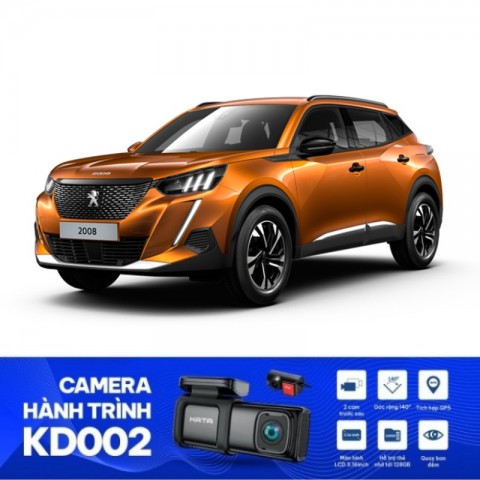 Lắp camera hành trình cho xe Peugeot 2008