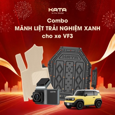 Combo Mãnh Liệt Trải Nghiệm Xanh cho xe VF3