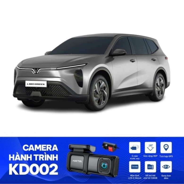 Lắp đặt camera hành trình cho xe VinFast Limo Green