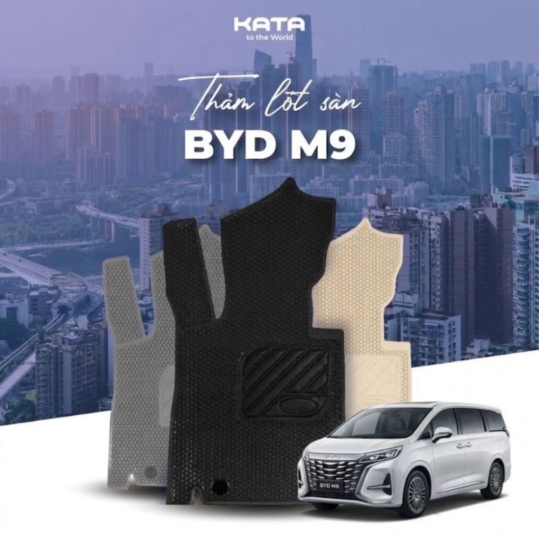 Thảm lót sàn ô tô BYD M9
