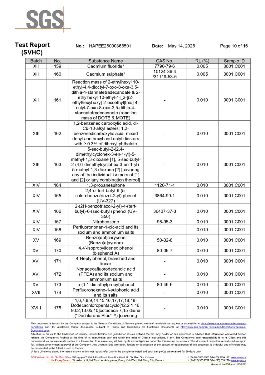 Thảm Lót Sàn Ô Tô KATA TPE Tràn Viền Đạt Chứng Nhận REACH SVHC Toàn Cầu 10