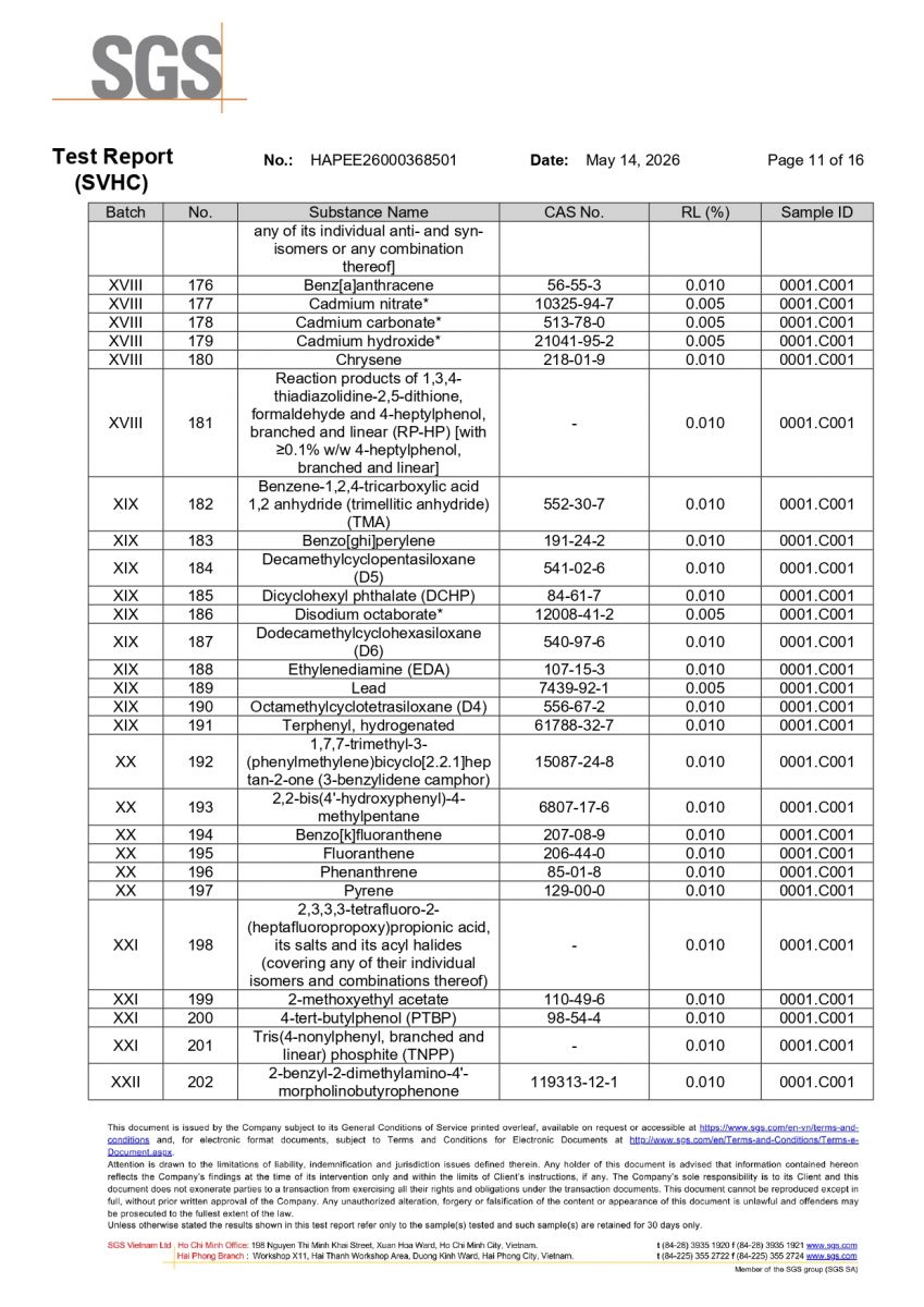 Thảm Lót Sàn Ô Tô KATA TPE Tràn Viền Đạt Chứng Nhận REACH SVHC Toàn Cầu 11