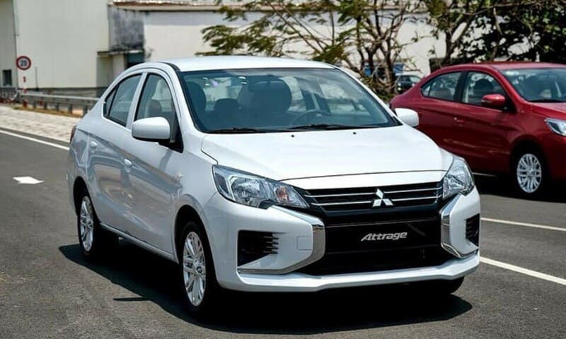 Mitsubishi Attrage sở hữu vẻ ngoài năng động, trẻ trung