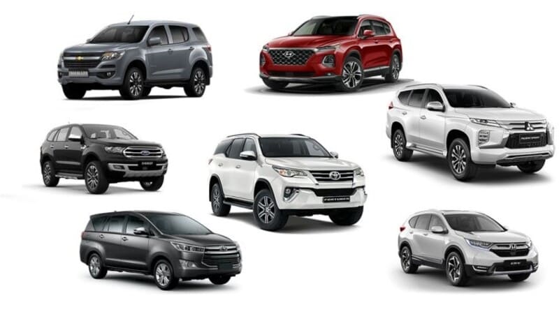 Loanh quanh 1 tỷ bạn nên chọn mẫu SUV 7 chỗ nào?