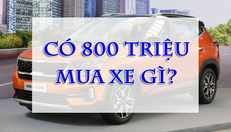 Trong tầm giá 800 triệu, người dùng có rất nhiều mẫu xe đẹp để lựa chọn