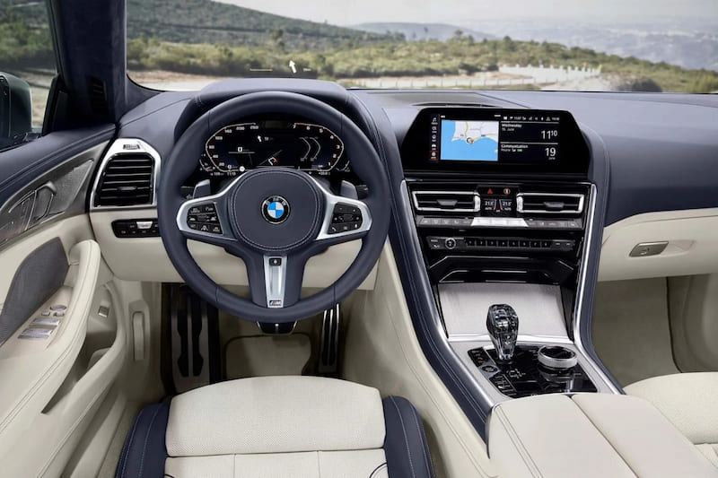 Nội thất BMW 840i Gran Coupe 2022