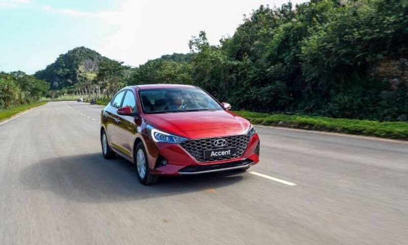 Hyundai Accent thuộc phân khúc sedan hạng B