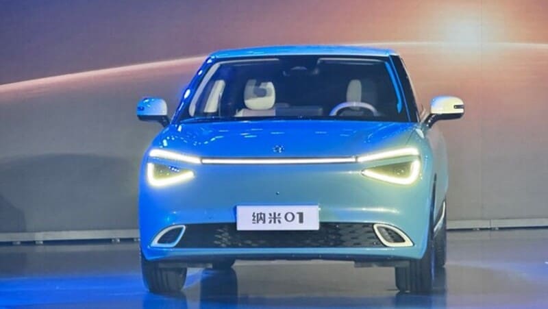 Ngoại thất Dongfeng Nammi 01 EV được đánh giá là lớn hơn chiếc Vinfast F5
