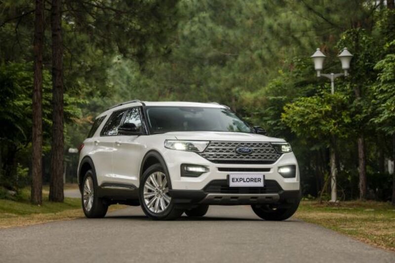 Ford Explorer 2022 sở hữu không gian nội thất rộng rãi