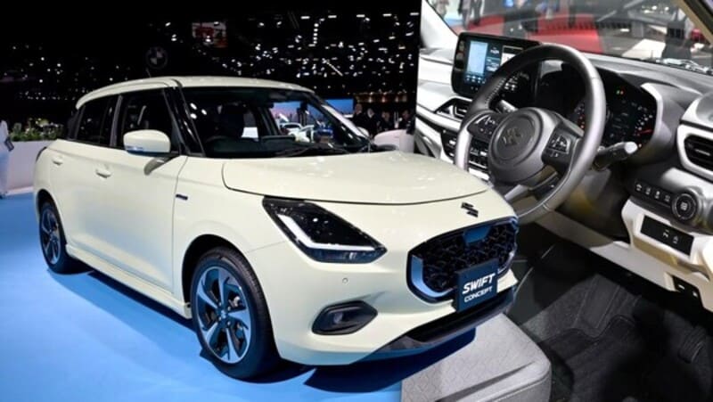 Mẫu xe Suzuki Swift 2024 thuộc phân khúc hatchback