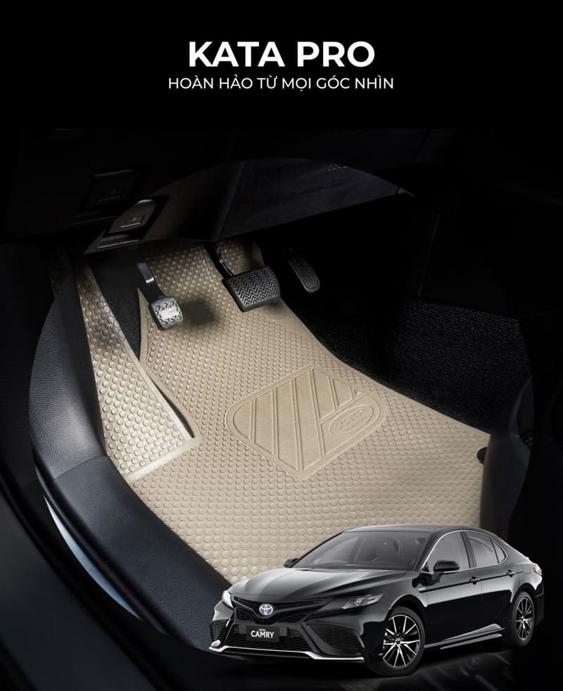 Thảm lót sàn ô tô Toyota Camry 2022 phiên bản pro 1